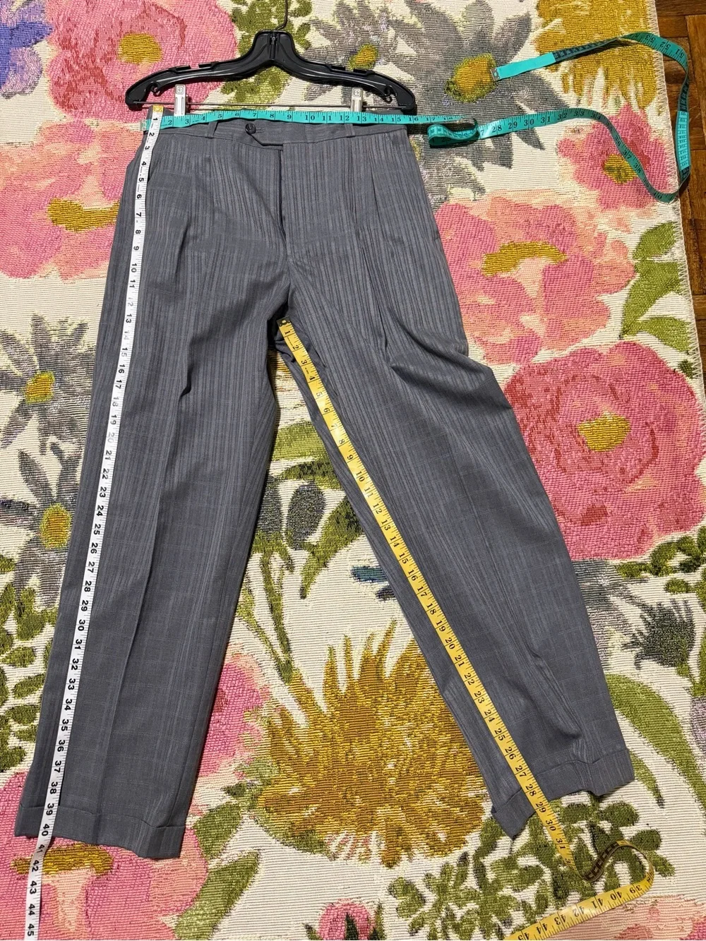 Barneys New York Gray Pinstripe Three-Piece Suit